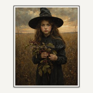 Halloween printable wall art design from the 120 print bundle shown framed