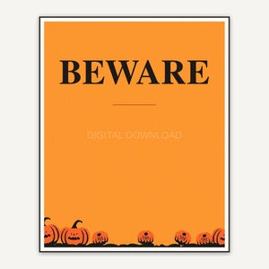 Halloween printable wall art design from the 120 print bundle shown framed