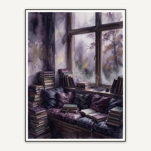 window seat nook with misty light