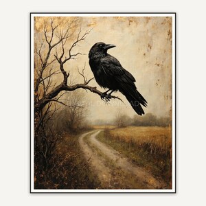 Halloween printable wall art design from the 120 print bundle shown framed