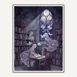 hidden alcove with moonlit spirits