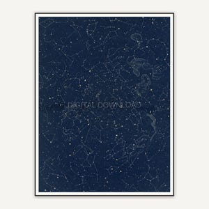 Navy zodiac constellation chart