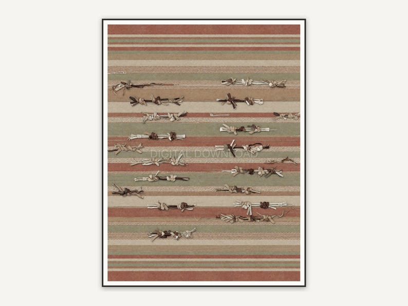 woven stripe pattern print