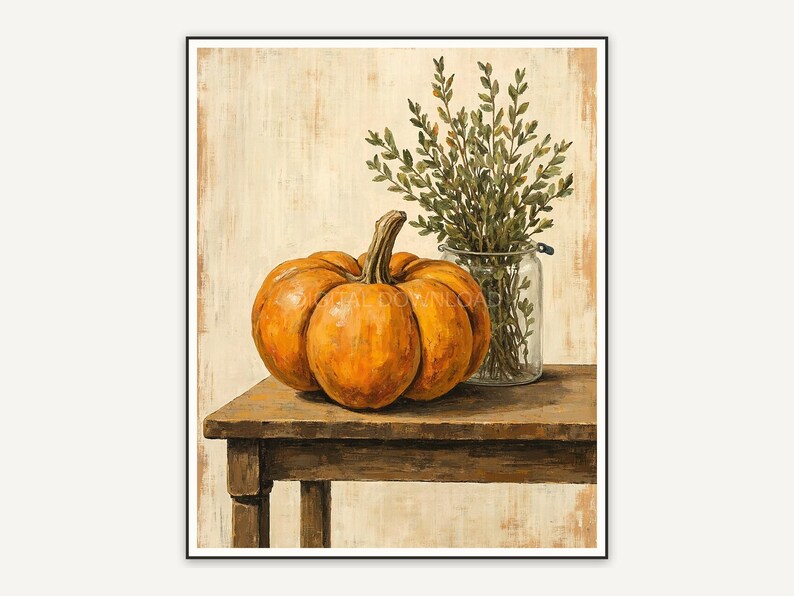Halloween printable wall art design from the 120 print bundle shown framed