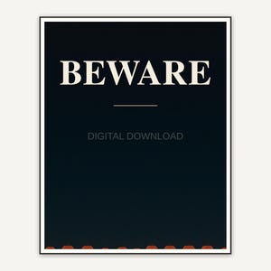 Halloween printable wall art design from the 118 print bundle shown framed