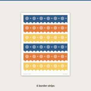 Star Achievers scalloped bulletin board border strips