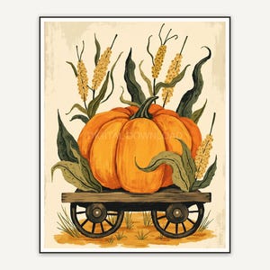 Halloween printable wall art design from the 120 print bundle shown framed