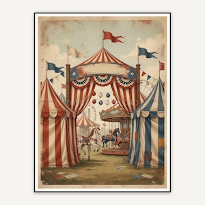 Vintage state fair entrance illustration