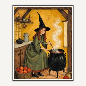 Halloween printable wall art design from the 120 print bundle shown framed