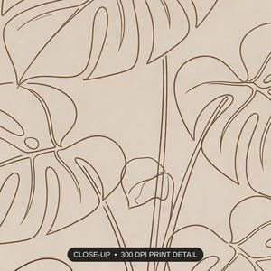 Close-up print detail of the minimalist one-line art artwork at 300 DPI