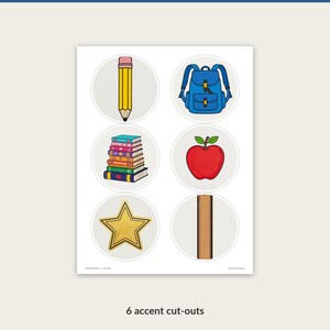 Star Achievers round accent cut-outs