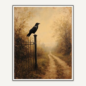 Halloween printable wall art design from the 120 print bundle shown framed