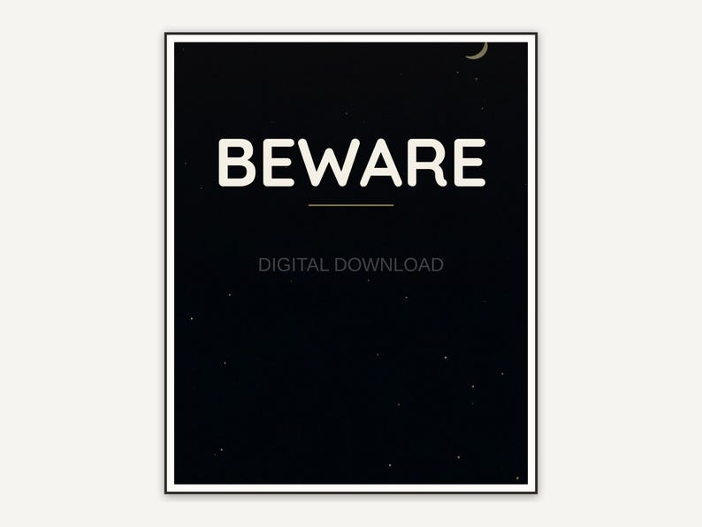 Halloween printable wall art design from the 120 print bundle shown framed