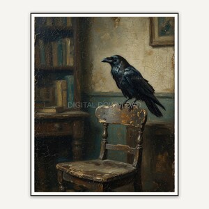 Halloween printable wall art design from the 120 print bundle shown framed