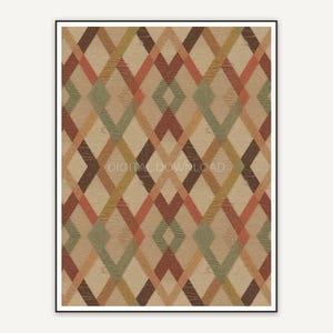 woven diamond pattern print