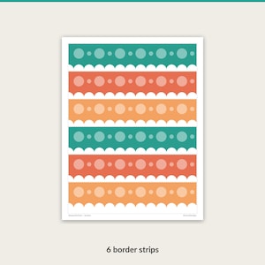 Respectful Class scalloped bulletin board border strips