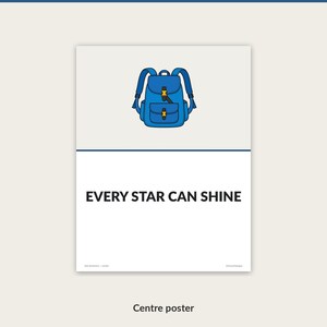 Star Achievers full page bulletin board poster
