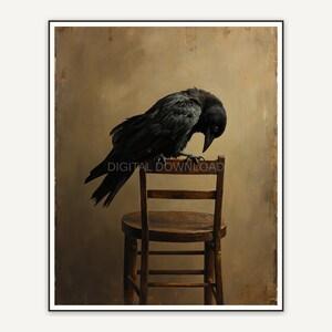 Halloween printable wall art design from the 120 print bundle shown framed