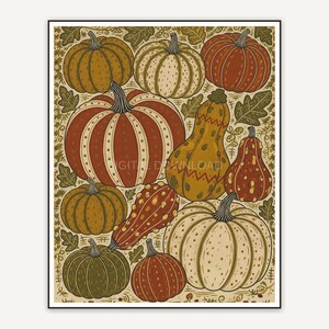Halloween printable wall art design from the 120 print bundle shown framed