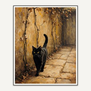 Halloween printable wall art design from the 120 print bundle shown framed