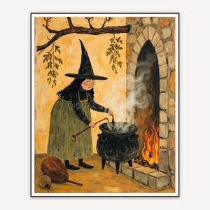 Halloween printable wall art design from the 120 print bundle shown framed