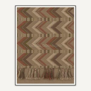 woven chevron pattern print