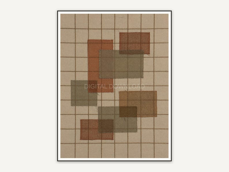 woven grid pattern print