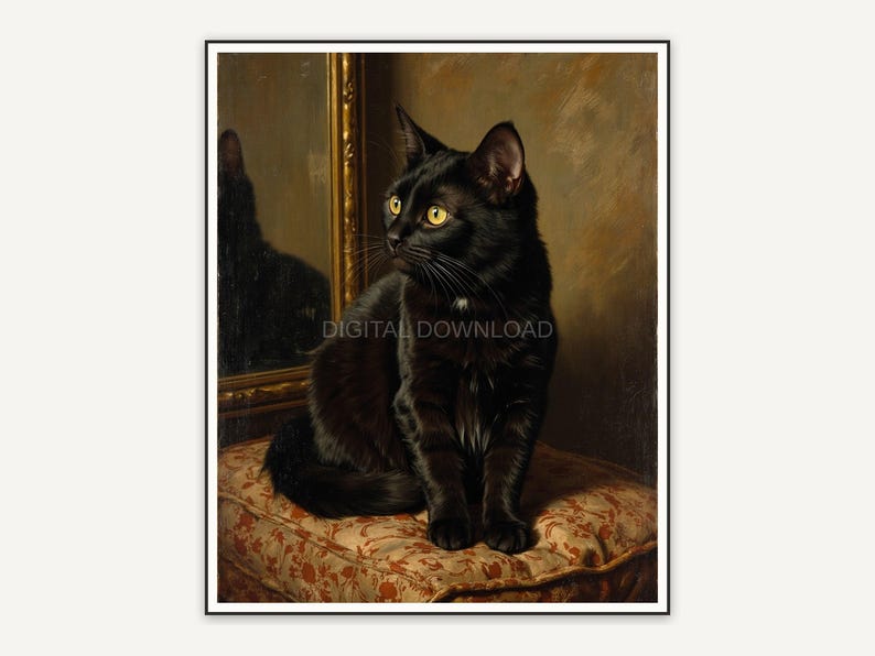 Halloween printable wall art design from the 120 print bundle shown framed