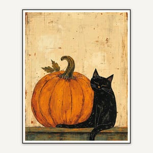 Halloween printable wall art design from the 120 print bundle shown framed