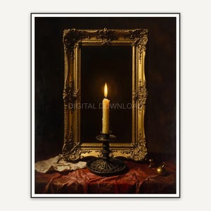 Halloween printable wall art design from the 120 print bundle shown framed