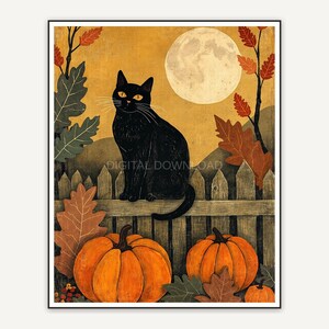 Halloween printable wall art design from the 118 print bundle shown framed