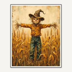 Halloween printable wall art design from the 120 print bundle shown framed