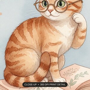 Close-up print detail of the playful animal illustrations artwork at 300 DPI