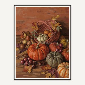 warm terracotta pumpkin study full composition