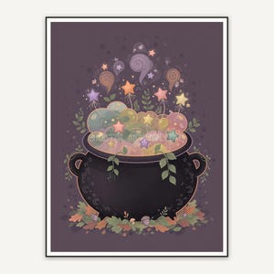cozy cauldron with stars