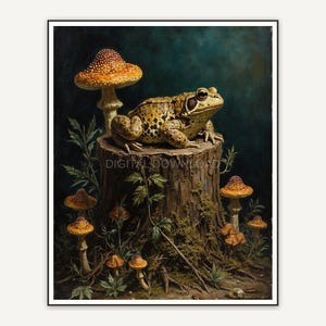 Halloween printable wall art design from the 120 print bundle shown framed