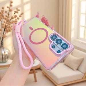 Samsung Galaxy S26 Case, Color Change MagSafe, Magnetic Phone Cover with Lanyard image 7