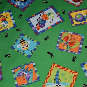 Bugalicious by  Blank Quilting BTR6568 Cotton Print Fabric OOP
