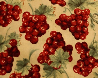 Napa by Hoffman Druivenkatoenprint K4124 - Kleur 287 - OOP