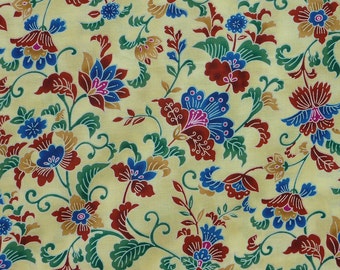 Jakarta by Hoffman J8692 Abstract Oriental Floral Cotton Print Fabric