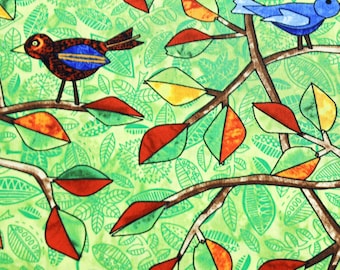 Autumn is for Birds by Hoffman Fabrics, M3406, Cotton Fabric, OOP