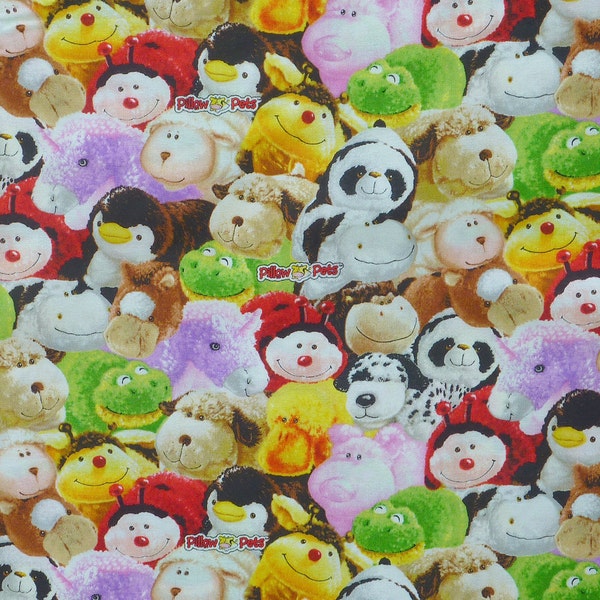 Pillow Pets Allover Pillow Faces by Print Concepts 8600--104 Cotton Print Fabric