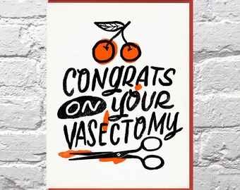 Congrats on Your Vasectomy Card