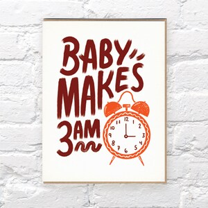 Bébé fait la carte de bébé de 3AM