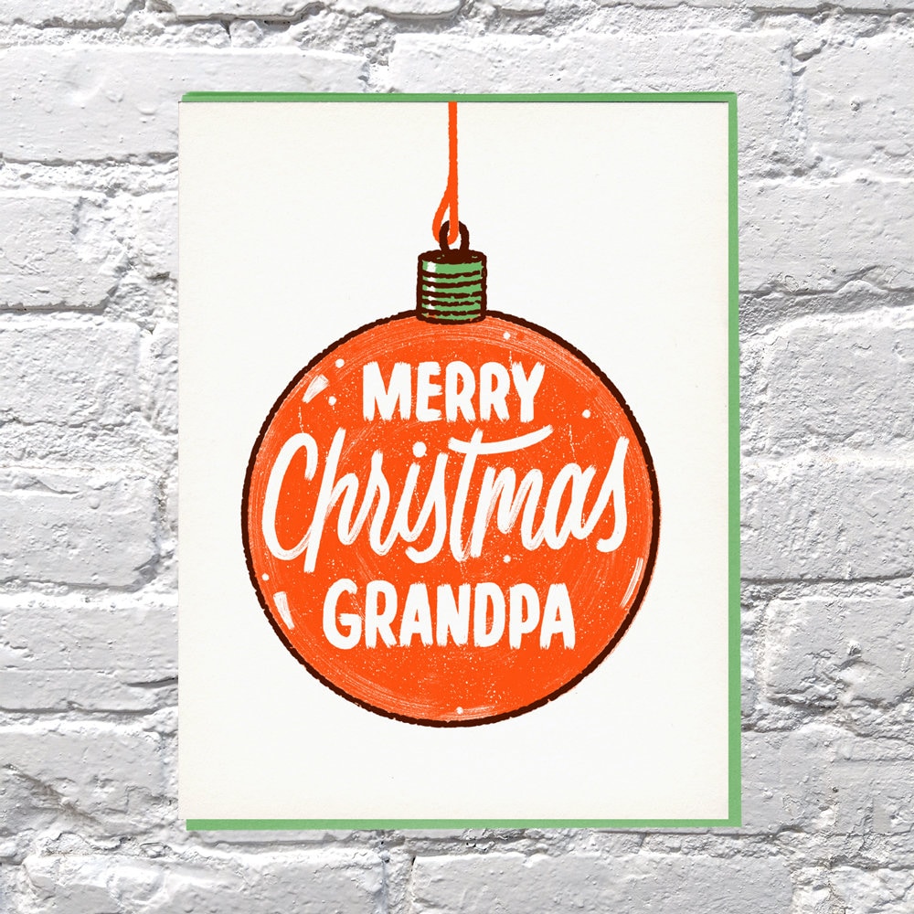 Merry Christmas Grandpa Letterpress Card Etsy merry-christmas-grandpa-letterpress-card-etsy