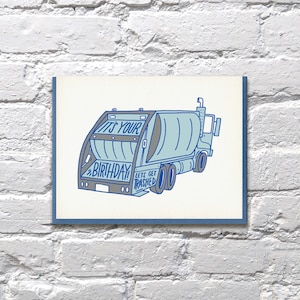 Let’s Get Trashed letterpress card