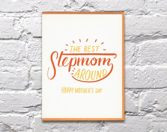 Stepmom Mother's Day Letterpress Card