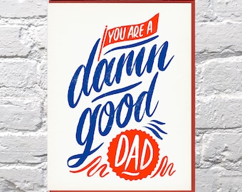 Damn Good Dad card