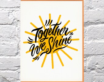 Together We Shine card