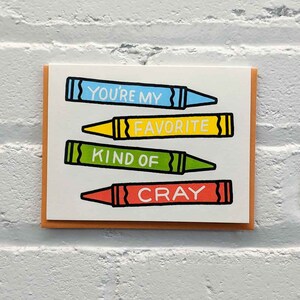 Cray Letterpress Card
